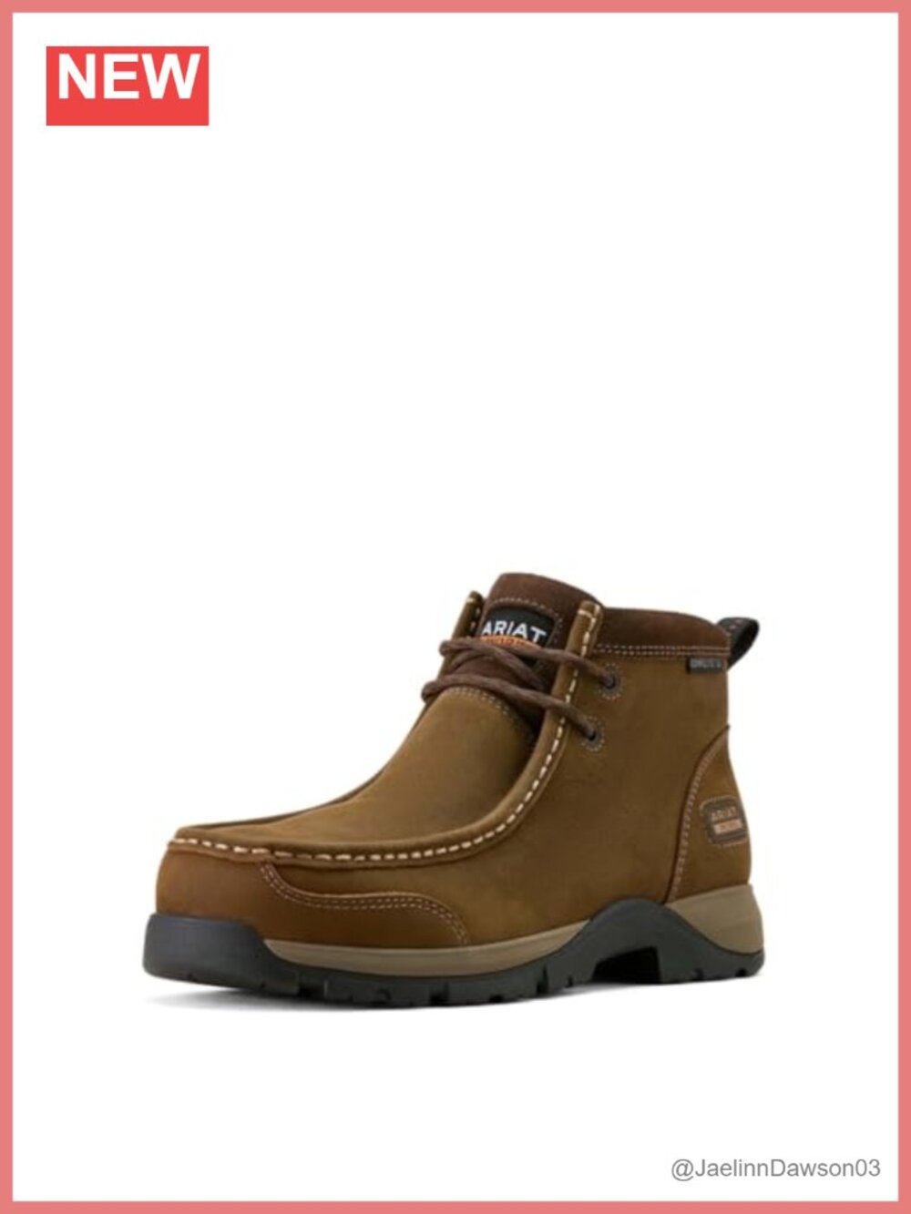 Women's Composite Toe Work Boots Moc Slip Resistant Steel Toe Safety Shoes